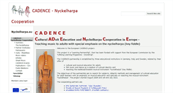 Desktop Screenshot of cadence.nyckelharpa.eu