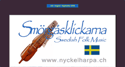 Desktop Screenshot of nyckelharpa.ch